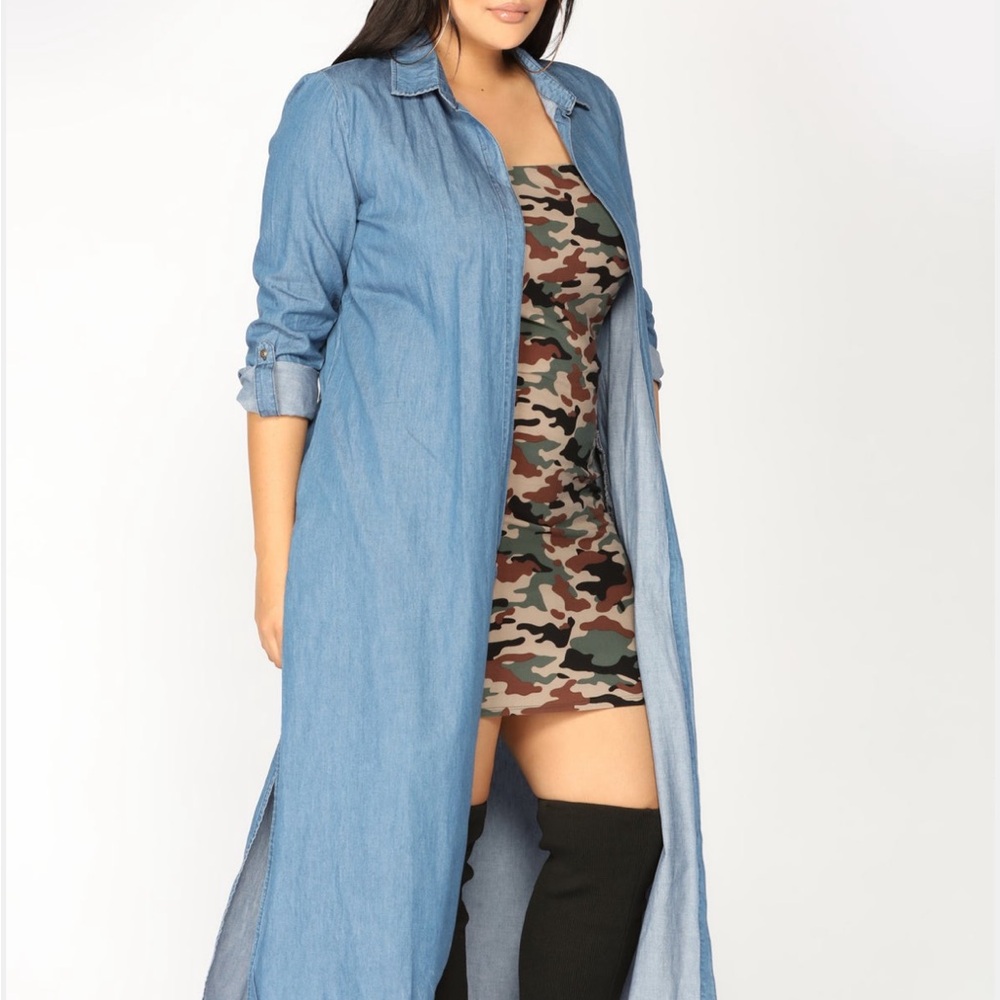 Fashion Nova Blue Jean Jacket